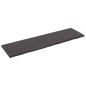 Ripiano Muro Grigio Scuro 180x50x4 cm Massello Rovere Trattato Ripiano Muro Grigio Scuro 180x50x4 cm Massello Rovere Trattato