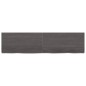 Ripiano Muro Grigio Scuro 160x40x6 cm Massello Rovere Trattato Ripiano Muro Grigio Scuro 160x40x6 cm Massello Rovere Trattato