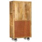 Credenza in Legno Massello di Mango 95x45x185 cm Credenza in Legno Massello di Mango 95x45x185 cm