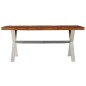 Tavolo in Legno Massello con Finitura in Sheesham 180x90x76 cm Tavolo in Legno Massello con Finitura in Sheesham 180x90x76 cm