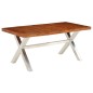 Tavolo in Legno Massello con Finitura in Sheesham 180x90x76 cm Tavolo in Legno Massello con Finitura in Sheesham 180x90x76 cm