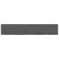 Ripiano Muro Grigio Scuro 160x30x6 cm Massello Rovere Trattato Ripiano Muro Grigio Scuro 160x30x6 cm Massello Rovere Trattato