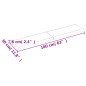 Ripiano Muro Grigio Scuro 160x30x6 cm Massello Rovere Trattato Ripiano Muro Grigio Scuro 160x30x6 cm Massello Rovere Trattato
