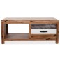 Tavolino da Caffè in Legno Massello d'Acacia 90x50x37,5 cm Tavolino da Caffè in Legno Massello d'Acacia 90x50x37,5 cm