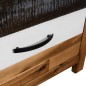 Tavolino da Caffè in Legno Massello d'Acacia 90x50x37,5 cm Tavolino da Caffè in Legno Massello d'Acacia 90x50x37,5 cm