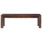 Tavolino da Caffè Grigio 110x50x35cm Legno Massello di Sheesham Tavolino da Caffè Grigio 110x50x35cm Legno Massello di Sheesham