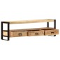 Mobile Porta TV 150x30x45 cm in Legno Massello di Mango Mobile Porta TV 150x30x45 cm in Legno Massello di Mango