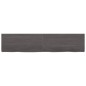vidaXL Ripiano Marrone Scuro 180x40x(2-6) cm Massello Rovere Trattato