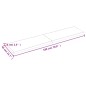 vidaXL Ripiano Marrone Scuro 180x40x(2-6) cm Massello Rovere Trattato