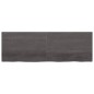 Ripiano Muro Grigio Scuro 180x60x4 cm Massello Rovere Trattato Ripiano Muro Grigio Scuro 180x60x4 cm Massello Rovere Trattato