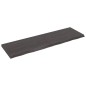 vidaXL Ripiano Marrone Scuro 200x60x(2-6) cm Massello Rovere Trattato vidaXL Ripiano Marrone Scuro 200x60x(2-6) cm Massello Rovere Trattato