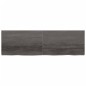 vidaXL Ripiano Marrone Scuro 200x60x(2-6) cm Massello Rovere Trattato vidaXL Ripiano Marrone Scuro 200x60x(2-6) cm Massello Rovere Trattato