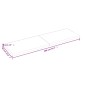 vidaXL Ripiano Marrone Scuro 200x60x(2-6) cm Massello Rovere Trattato vidaXL Ripiano Marrone Scuro 200x60x(2-6) cm Massello Rovere Trattato