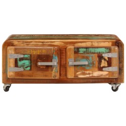 vidaXL Tavolino da Salotto 85x55x40 cm in Legno Massello di Recupero