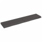 vidaXL Ripiano Marrone Scuro 140x30x(2-6) cm Massello Rovere Trattato vidaXL Ripiano Marrone Scuro 140x30x(2-6) cm Massello Rovere Trattato