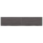 vidaXL Ripiano Marrone Scuro 140x30x(2-6) cm Massello Rovere Trattato vidaXL Ripiano Marrone Scuro 140x30x(2-6) cm Massello Rovere Trattato