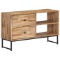 Mobile Porta TV in Legno di Teak di Recupero 90x30x55 cm