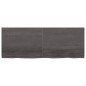 Ripiano Muro Grigio Scuro 160x60x6 cm Massello Rovere Trattato Ripiano Muro Grigio Scuro 160x60x6 cm Massello Rovere Trattato