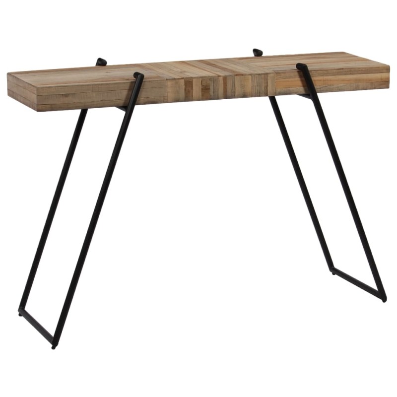 vidaXL Tavolo Consolle in Legno di Teak di Recupero 120x35x81 cm vidaXL Tavolo Consolle in Legno di Teak di Recupero 120x35x81 cm
