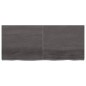 vidaXL Ripiano Marrone Scuro 140x60x(2-4) cm Massello Rovere Trattato vidaXL Ripiano Marrone Scuro 140x60x(2-4) cm Massello Rovere Trattato