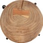 Set Tavolini da Salotto 2 pz in Legno Massello di Acacia Set Tavolini da Salotto 2 pz in Legno Massello di Acacia