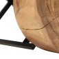 Set Tavolini da Salotto 2 pz in Legno Massello di Acacia Set Tavolini da Salotto 2 pz in Legno Massello di Acacia