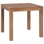 Tavolo in Legno Massello di Teak Finitura Naturale 82x80x76 cm Tavolo in Legno Massello di Teak Finitura Naturale 82x80x76 cm