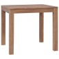 Tavolo in Legno Massello di Teak Finitura Naturale 82x80x76 cm Tavolo in Legno Massello di Teak Finitura Naturale 82x80x76 cm