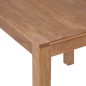 Tavolo in Legno Massello di Teak Finitura Naturale 82x80x76 cm Tavolo in Legno Massello di Teak Finitura Naturale 82x80x76 cm