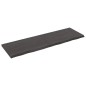 vidaXL Ripiano Marrone Scuro 160x50x(2-4) cm Massello Rovere Trattato vidaXL Ripiano Marrone Scuro 160x50x(2-4) cm Massello Rovere Trattato