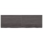 vidaXL Ripiano Marrone Scuro 160x50x(2-4) cm Massello Rovere Trattato vidaXL Ripiano Marrone Scuro 160x50x(2-4) cm Massello Rovere Trattato