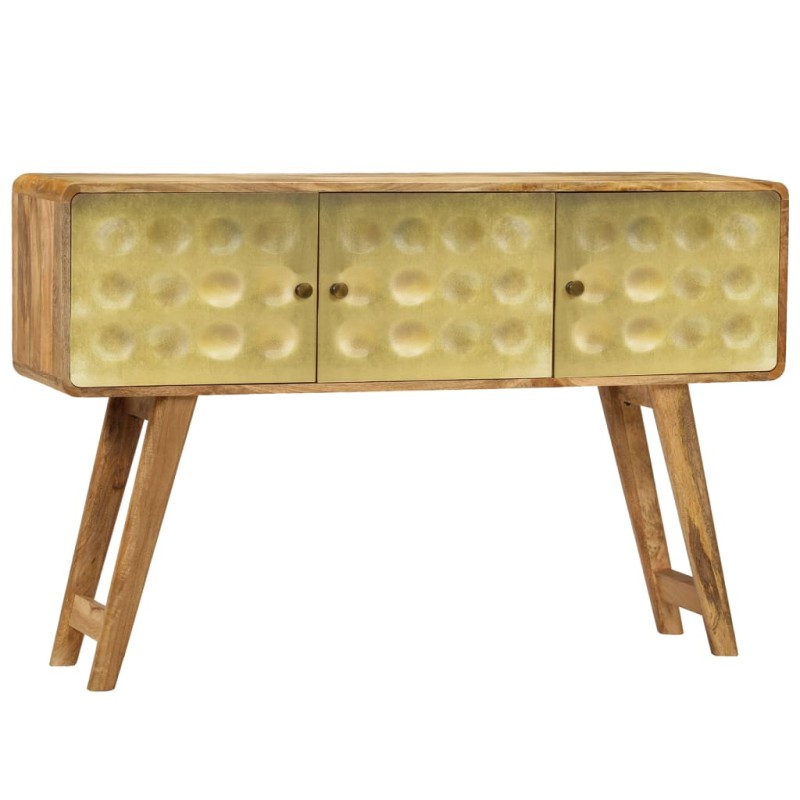 Credenza in Legno Massello di Mango 120x30x80 cm Credenza in Legno Massello di Mango 120x30x80 cm