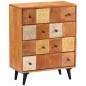 Cassettiera 60x30x75 cm in Legno Massello d'Acacia Cassettiera 60x30x75 cm in Legno Massello d'Acacia