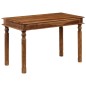 Tavolo da Pranzo in Legno Massello di Sheesham 120x60x77 cm