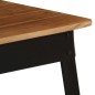 vidaXL Tavolo da Pranzo in Massello d'Acacia e Acciaio 75x75x76 cm vidaXL Tavolo da Pranzo in Massello d'Acacia e Acciaio 75x75x76 cm