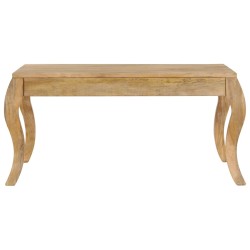 Tavolino da Caffè in Legno Massello di Mango 80x80x40cm