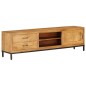Mobile Porta TV in Legno Massello di Mango 140x30x40 cm Mobile Porta TV in Legno Massello di Mango 140x30x40 cm