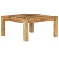 Tavolino da Caffè in Legno Massello di Mango 80x80x40cm Tavolino da Caffè in Legno Massello di Mango 80x80x40cm