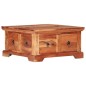 vidaXL Tavolino da Salotto 66x70x35 cm in Legno Massello di Acacia vidaXL Tavolino da Salotto 66x70x35 cm in Legno Massello di Acacia