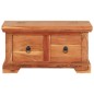 vidaXL Tavolino da Salotto 66x70x35 cm in Legno Massello di Acacia vidaXL Tavolino da Salotto 66x70x35 cm in Legno Massello di Acacia