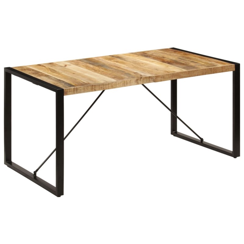 Tavolo da Pranzo 160x80x75 cm in Legno Massello di Mango Tavolo da Pranzo 160x80x75 cm in Legno Massello di Mango