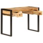 Scrivania con 2 Cassetti 110x50x77 cm Legno Massello di Mango Scrivania con 2 Cassetti 110x50x77 cm Legno Massello di Mango