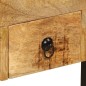 Scrivania con 2 Cassetti 110x50x77 cm Legno Massello di Mango Scrivania con 2 Cassetti 110x50x77 cm Legno Massello di Mango