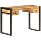 Scrivania con 2 Cassetti 110x50x77 cm Legno Massello di Mango Scrivania con 2 Cassetti 110x50x77 cm Legno Massello di Mango