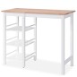 Set da Bar 3 pz in MDF Bianco Set da Bar 3 pz in MDF Bianco