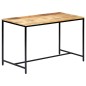 Tavolo da Pranzo 120x60x75 cm in Legno Massello di Mango Grezzo Tavolo da Pranzo 120x60x75 cm in Legno Massello di Mango Grezzo