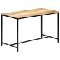 Tavolo da Pranzo 120x60x75 cm in Legno Massello di Mango Grezzo Tavolo da Pranzo 120x60x75 cm in Legno Massello di Mango Grezzo