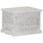 Cassapanca 58x40x40 cm in Legno Massello di Acacia Cassapanca 58x40x40 cm in Legno Massello di Acacia