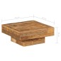 Tavolino da Caffè in Legno Massello Recuperato 70x70x30 cm Tavolino da Caffè in Legno Massello Recuperato 70x70x30 cm
