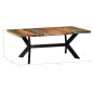 Tavolo da Pranzo 200x100x75 cm in Legno Massello di Recupero Tavolo da Pranzo 200x100x75 cm in Legno Massello di Recupero